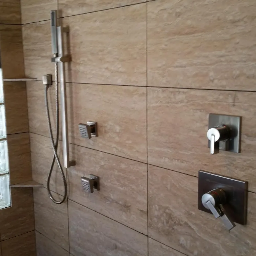 Shower fixture installation for Water Heater Replacement in Monett